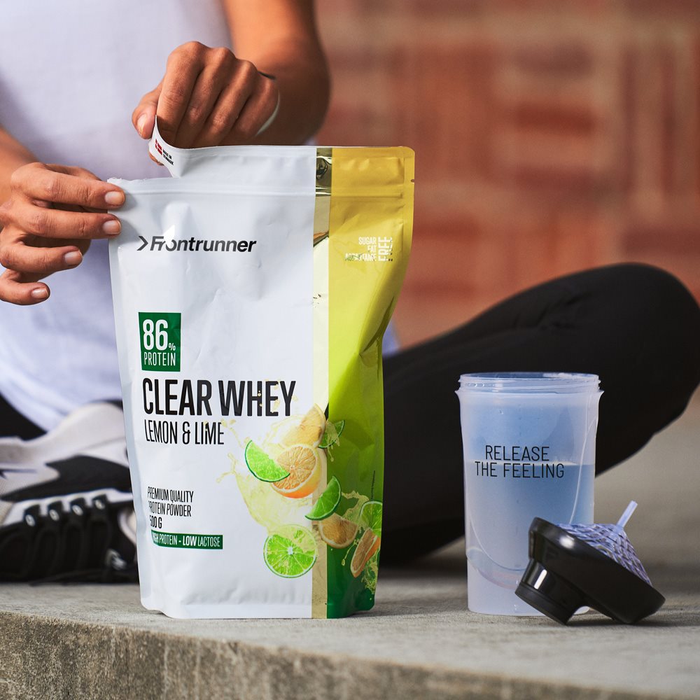 Clear Whey (500 g) - Lemon & Lime with shaker